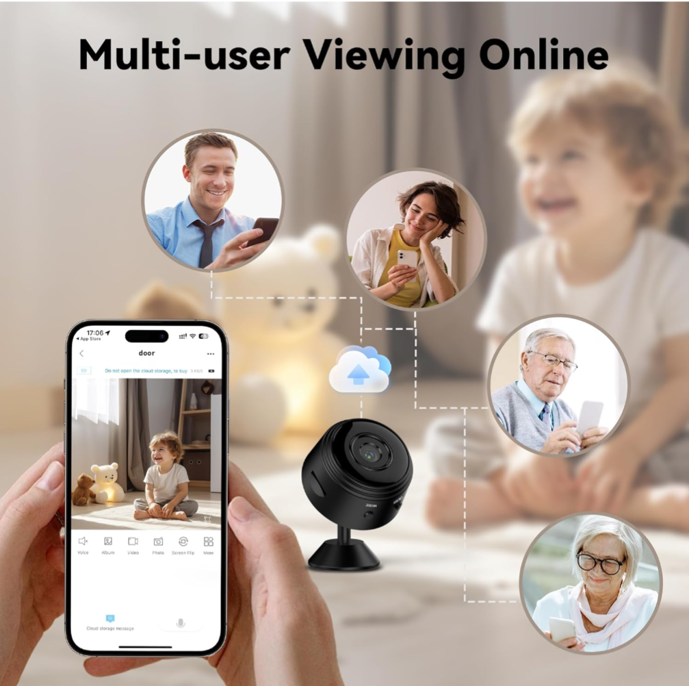 Mini Spy WiFi Camera with Motion Detection and Night Vision - photo 4