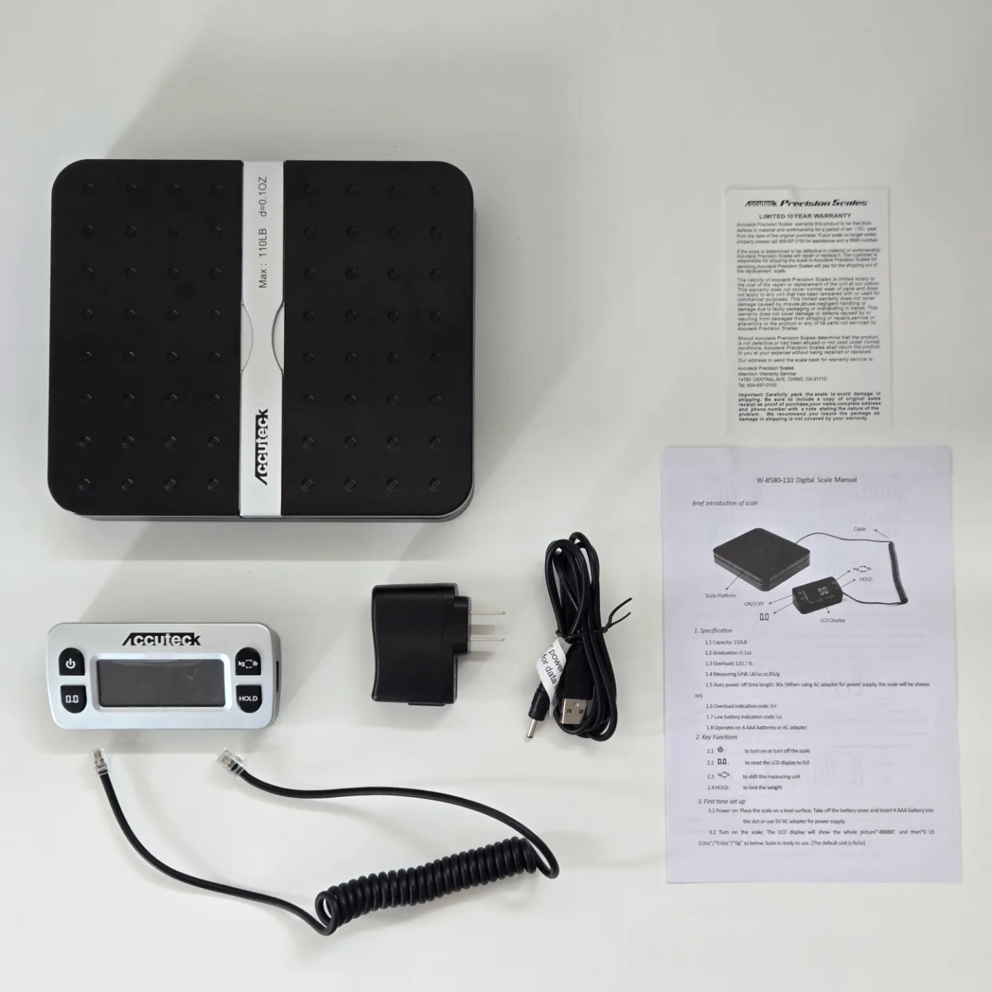 Digital shipping postal scale (Accuteck) thumbnail