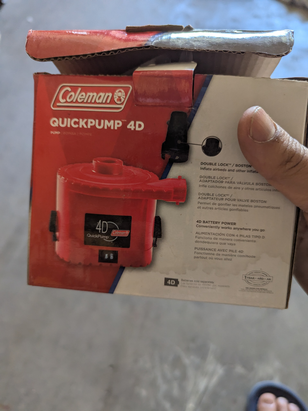 Coleman QuickPump Valve Air Pump