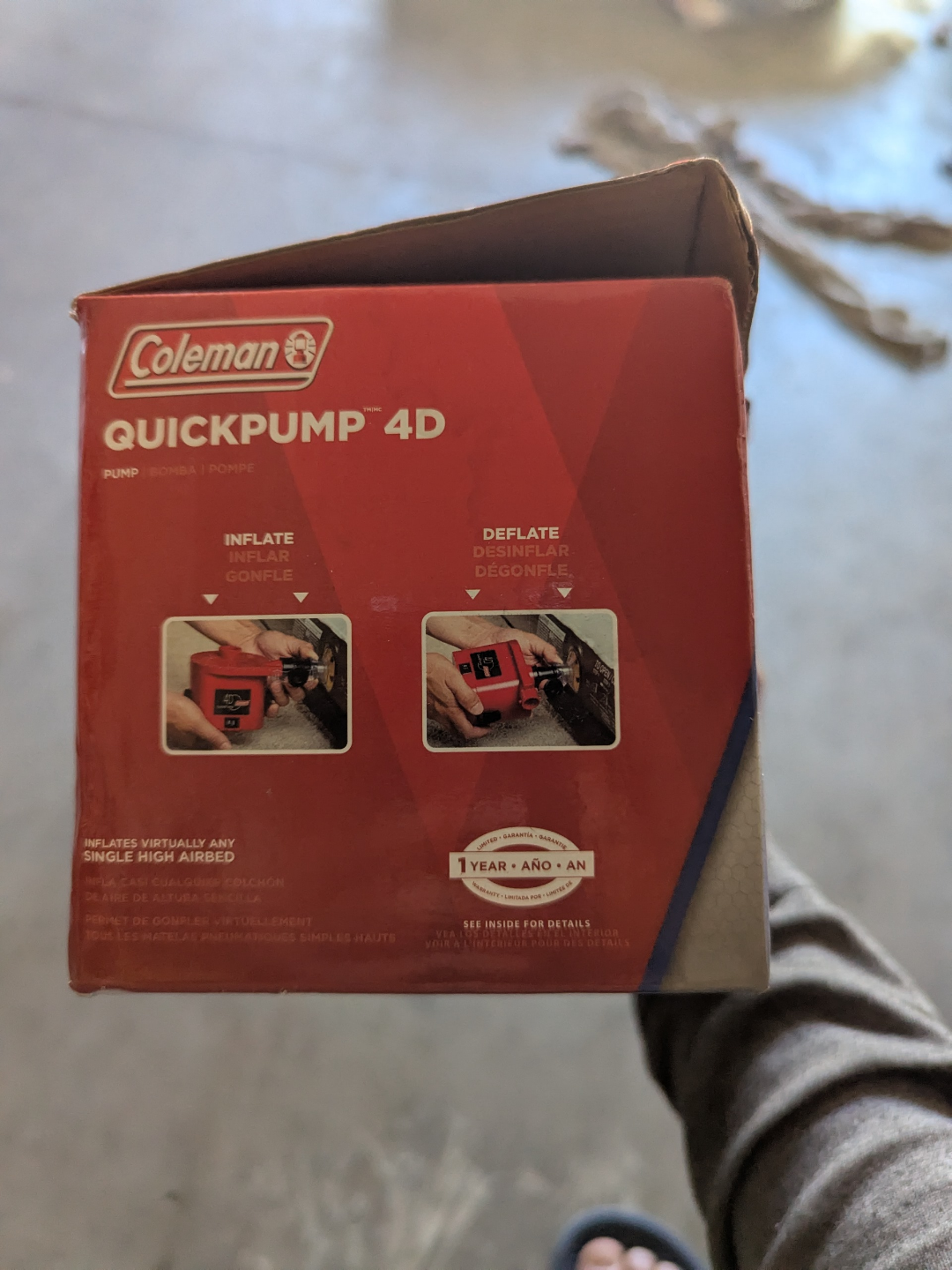 Coleman QuickPump Valve Air Pump - photo 4