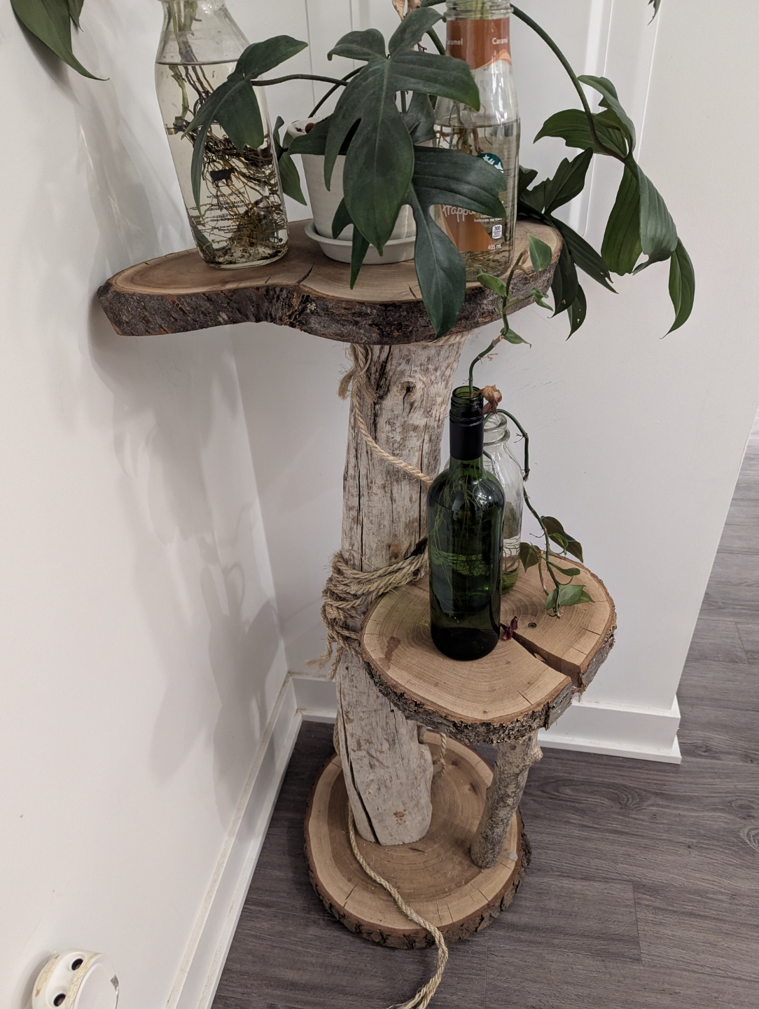 Rustic Three-Tiered Plant Stand - photo 2