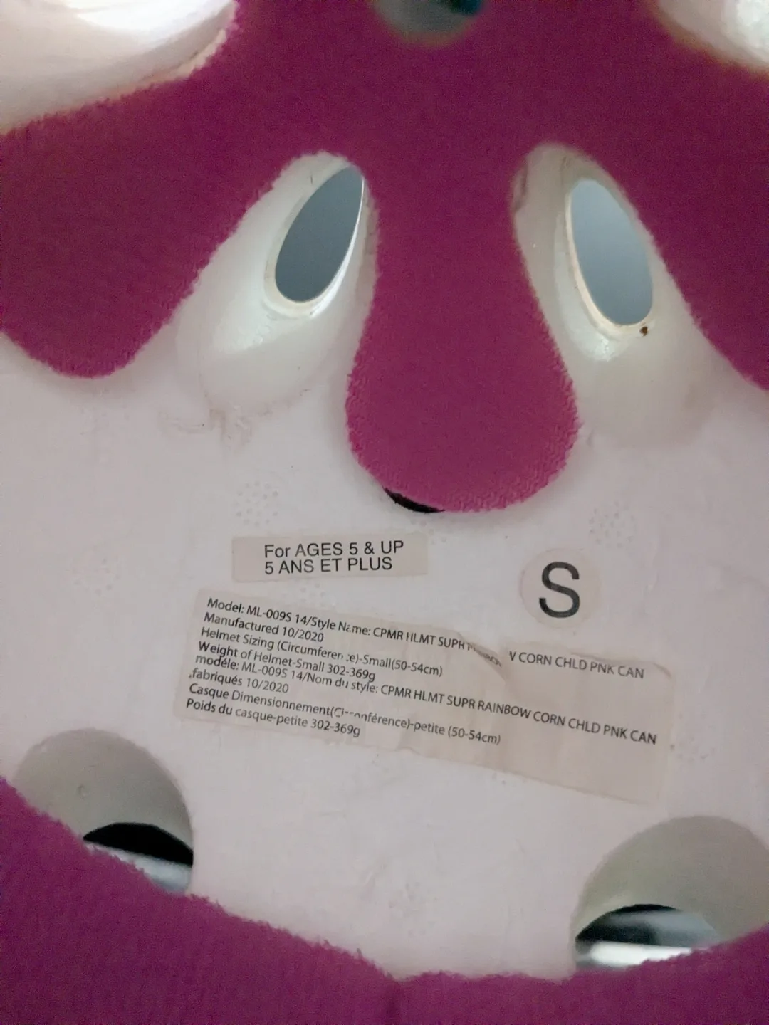 Kids Unicorn Bike Helmet image indicator(3)