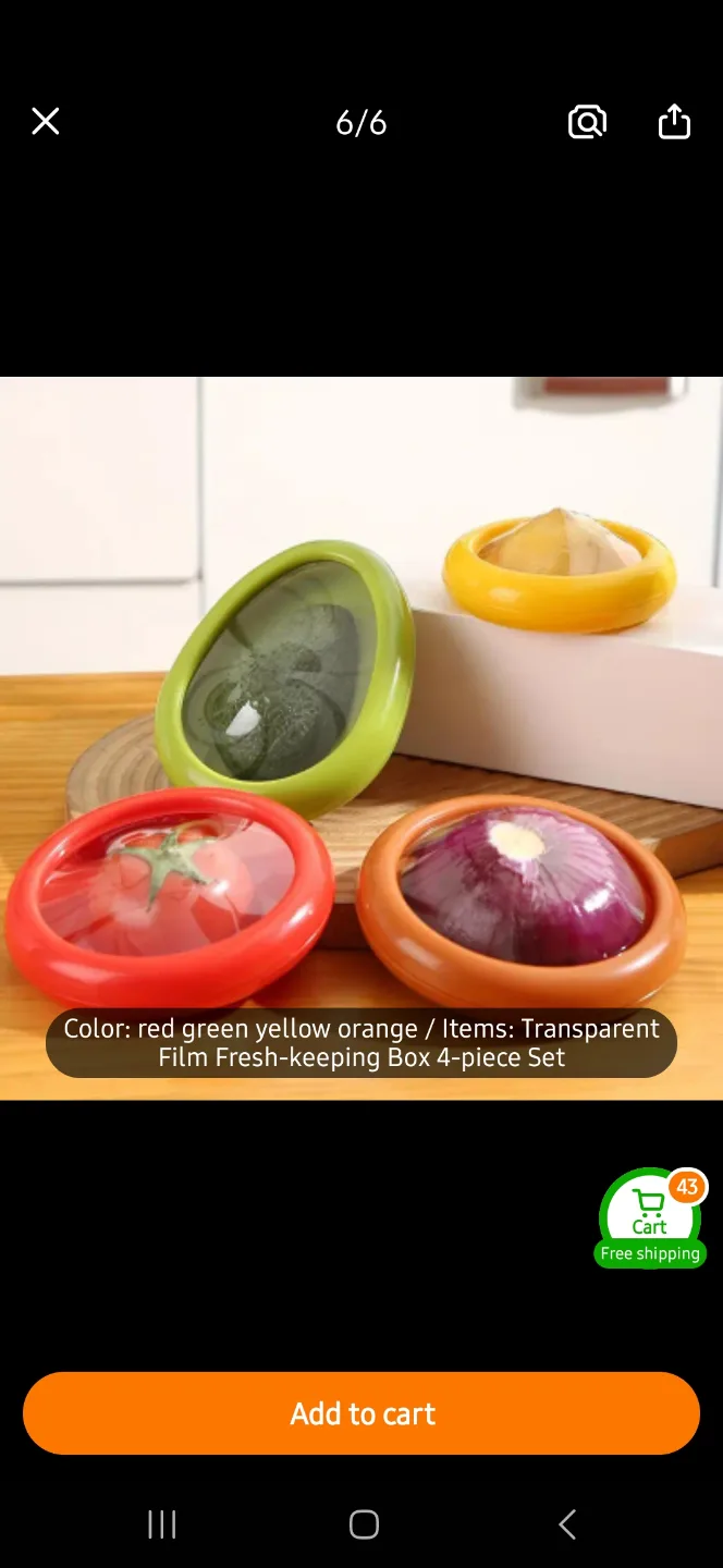 NEW Fresh-Keeping Food Covers image indicator(2)