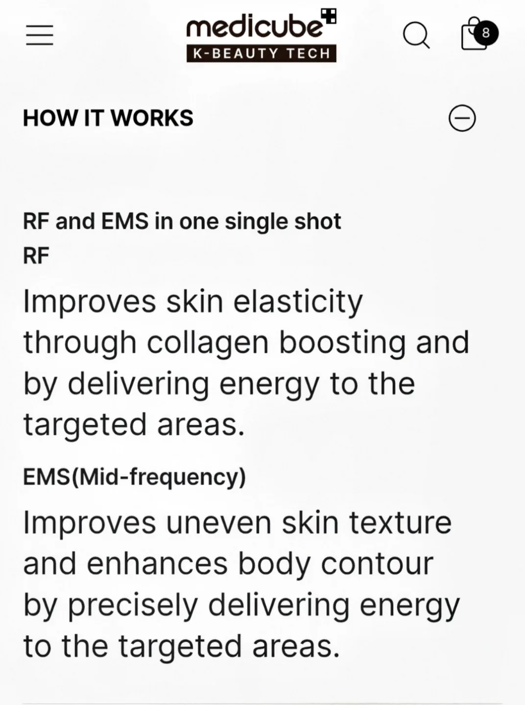 MedicuBE RF & EMS Body Contouring Device image indicator(5)