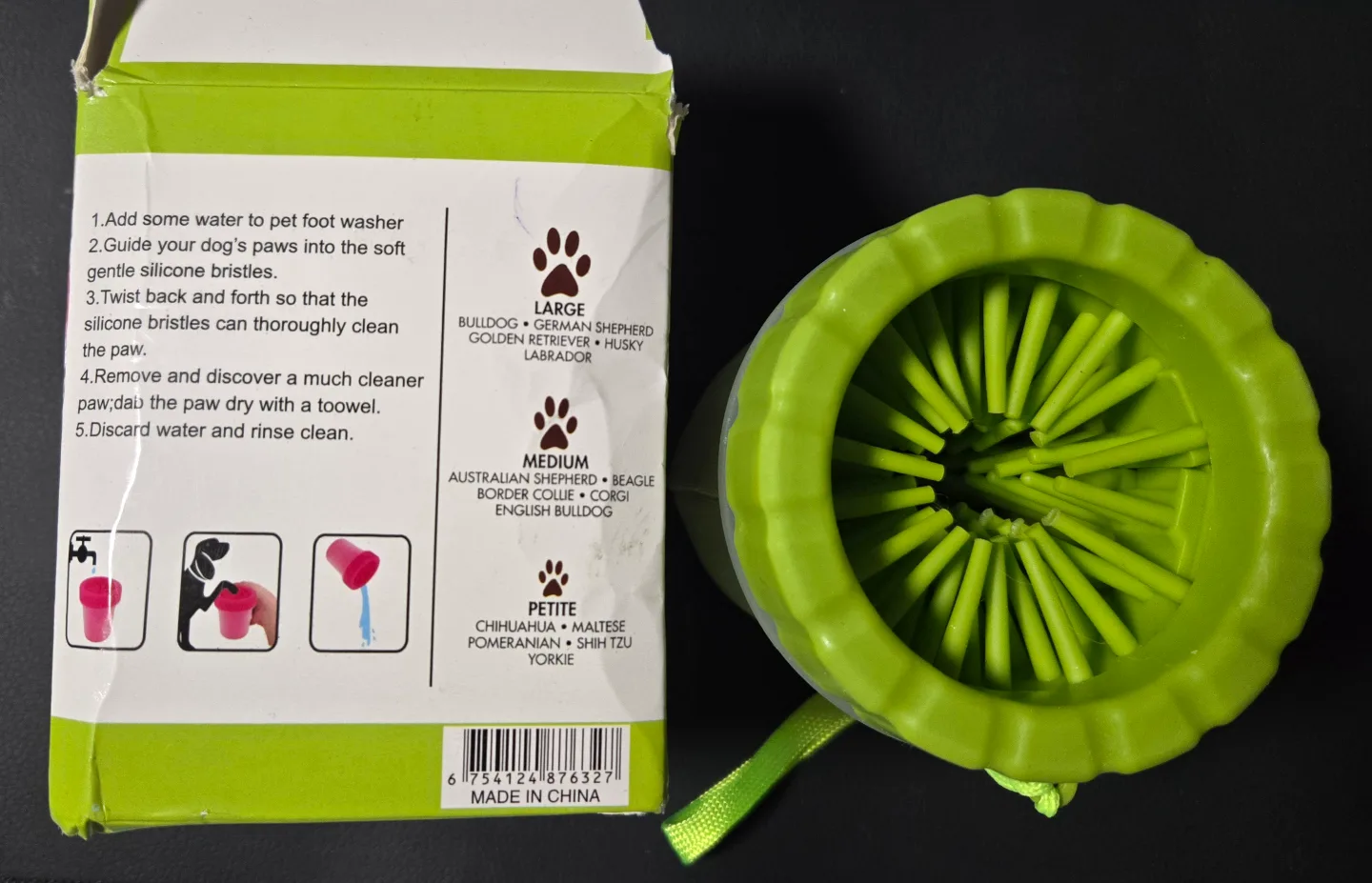 Soft Gentle Pet Paw Washer - Size S image indicator(3)