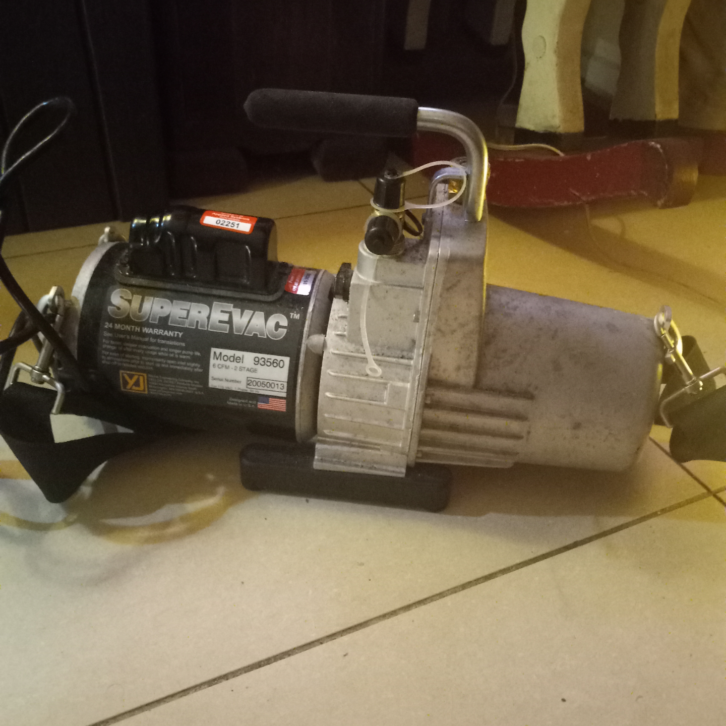 SuperEvac Vacuum Pump