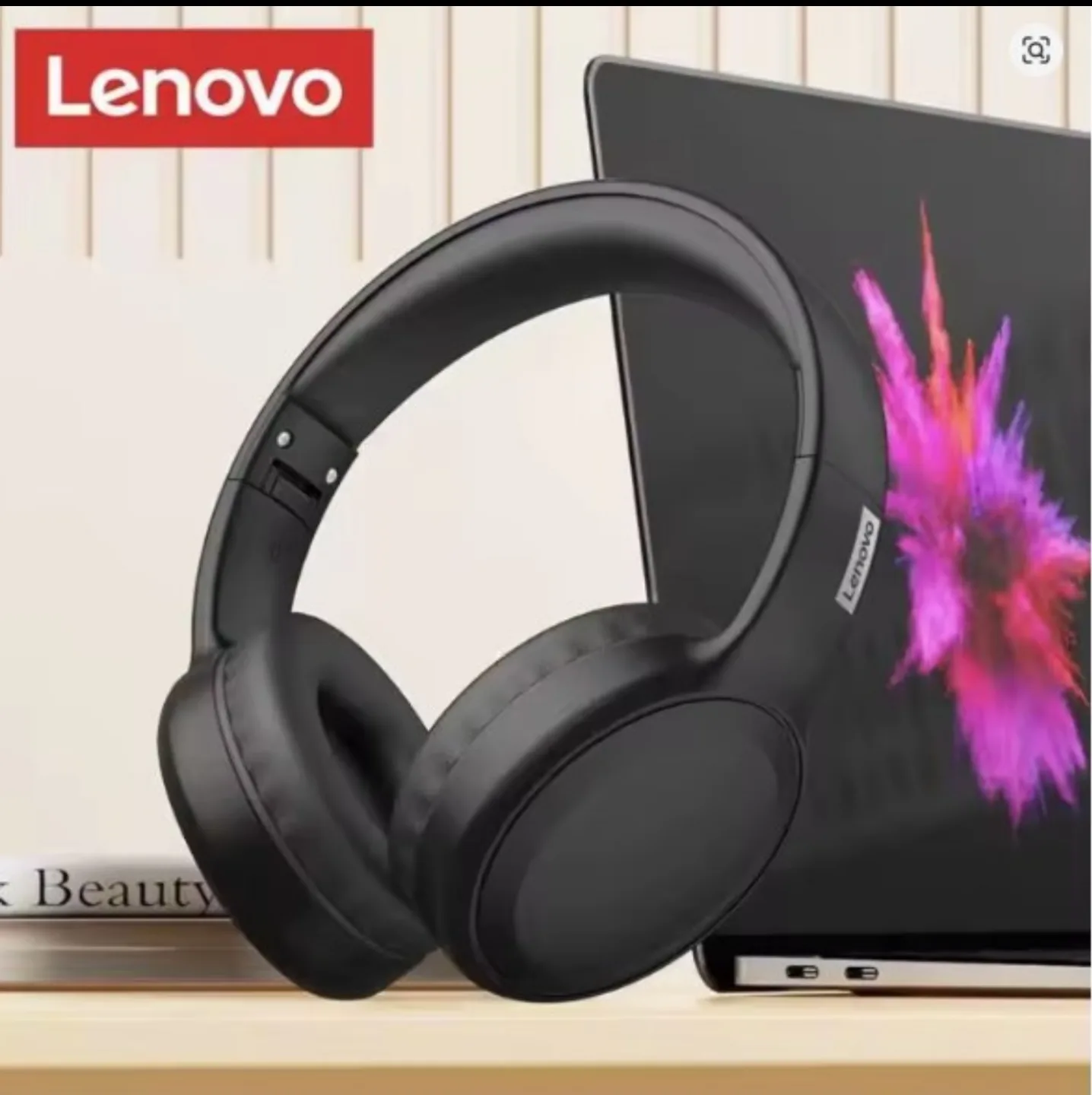 Lenovo headphones Bluetooth headset wireless image indicator(4)