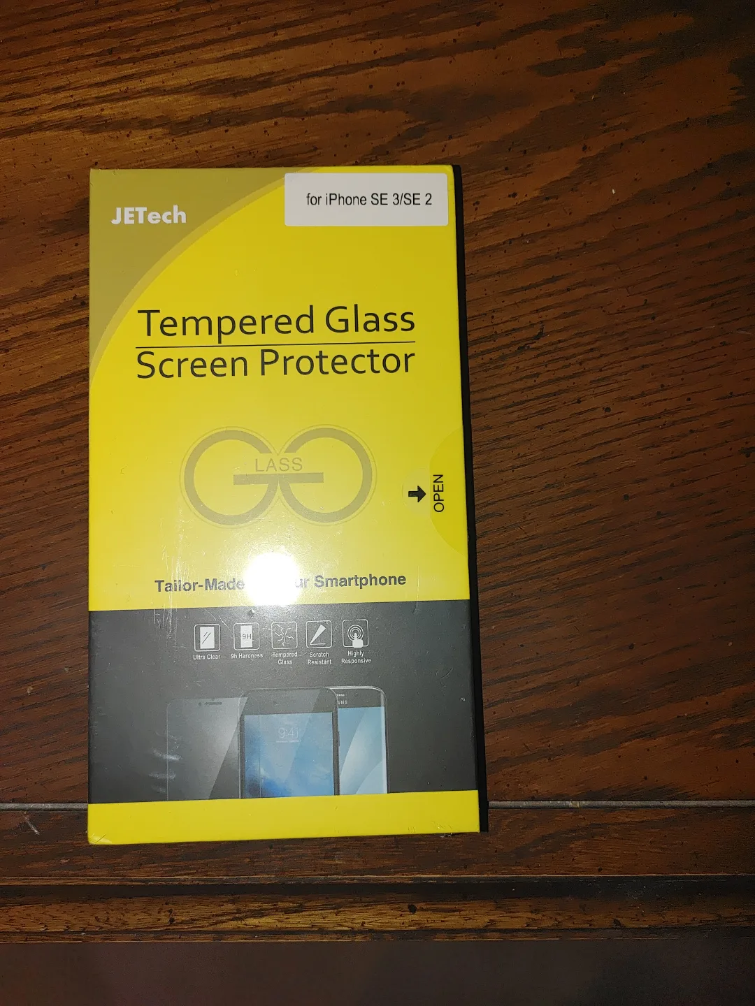 JETech Tempered Glass Screen Protector for iPhone SE 3/SE 2 thumbnail