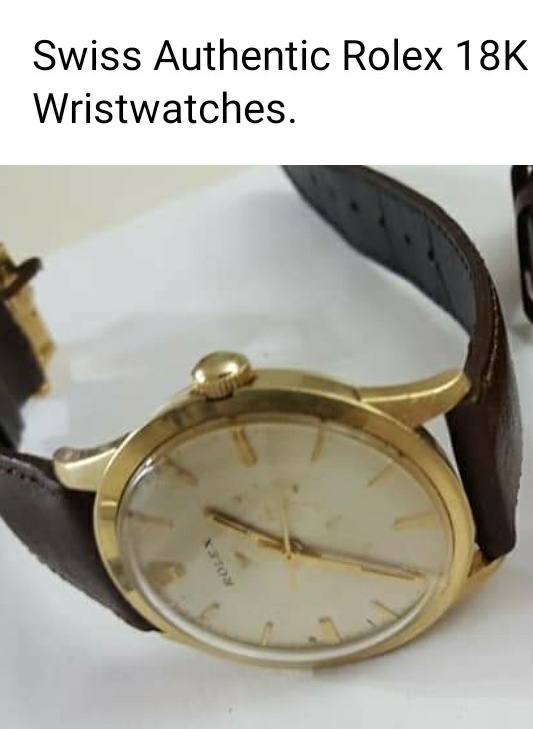 Vintage Rolex 18K Gold Wristwatch