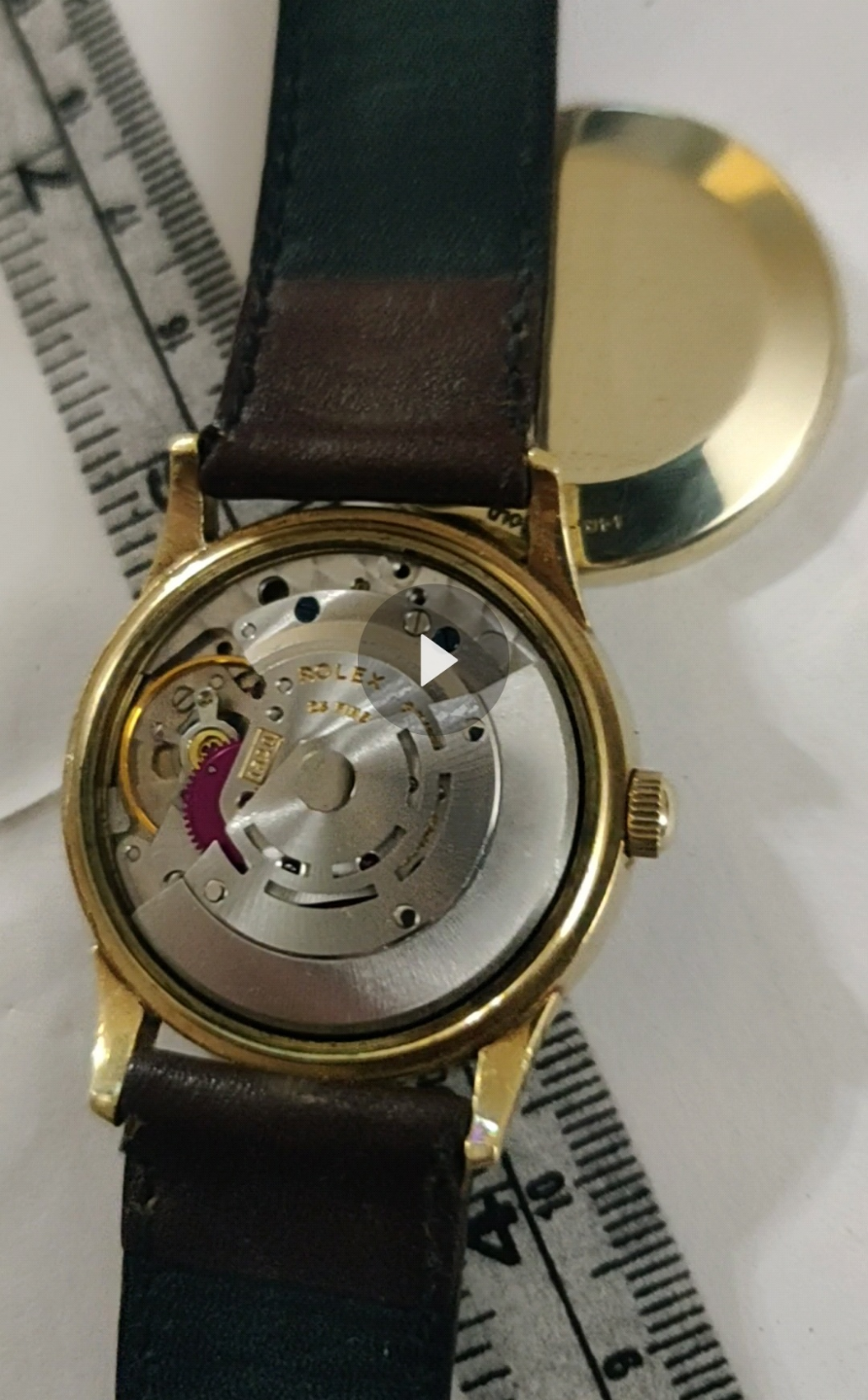 Vintage Rolex 18K Gold Wristwatch - photo 3