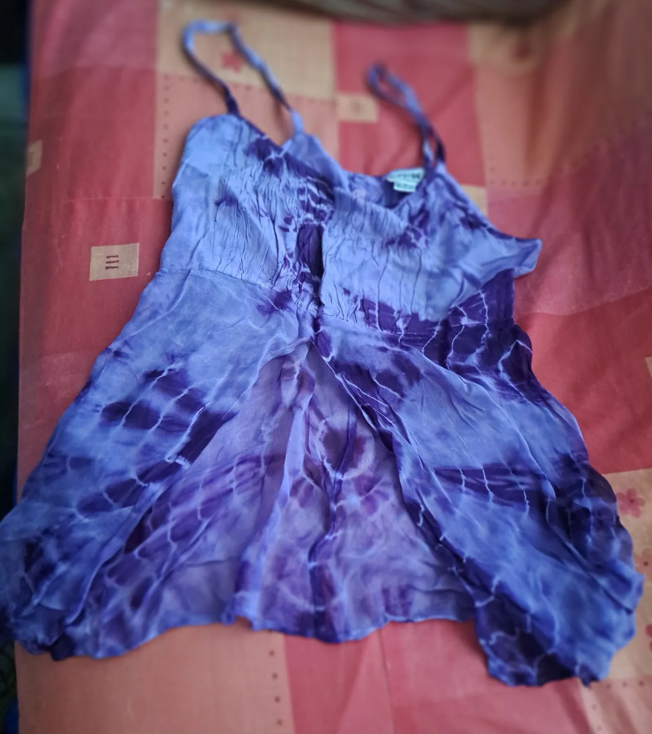 Gypsyrose Purple Tie-Dye Cami Top thumbnail