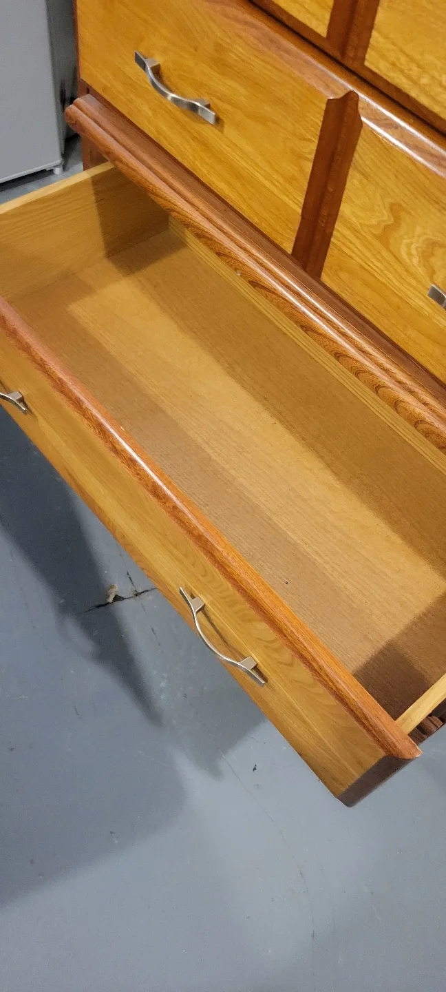 Tall Wooden Chest of Drawers image indicator(5)