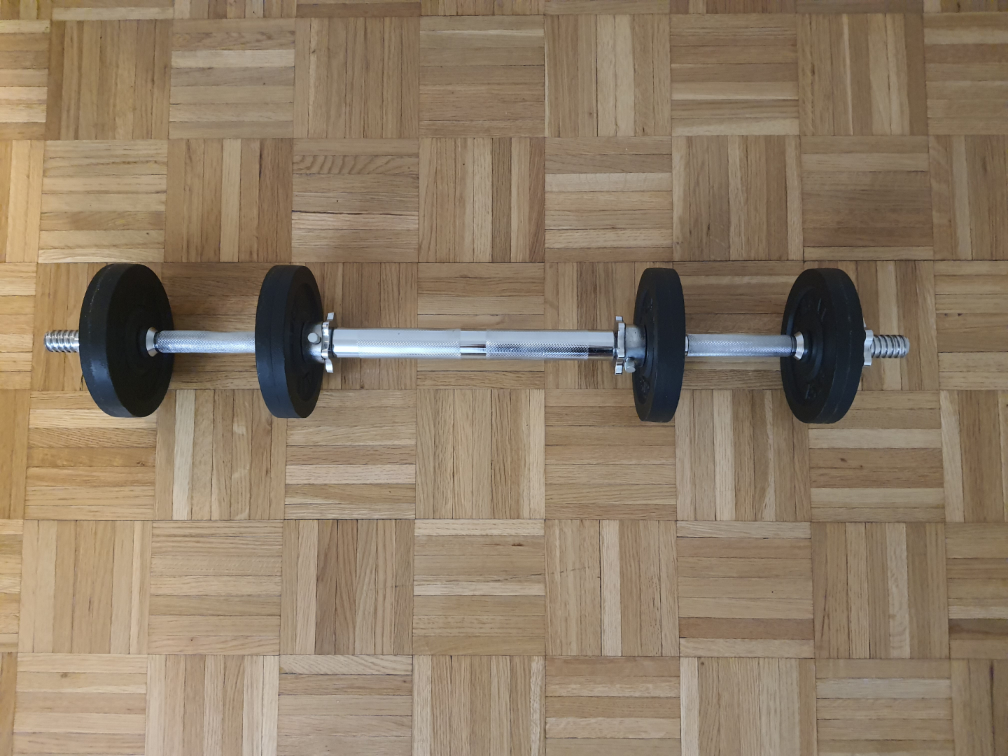 Pair of Adjustable Dumbbells with Bar - photo 2
