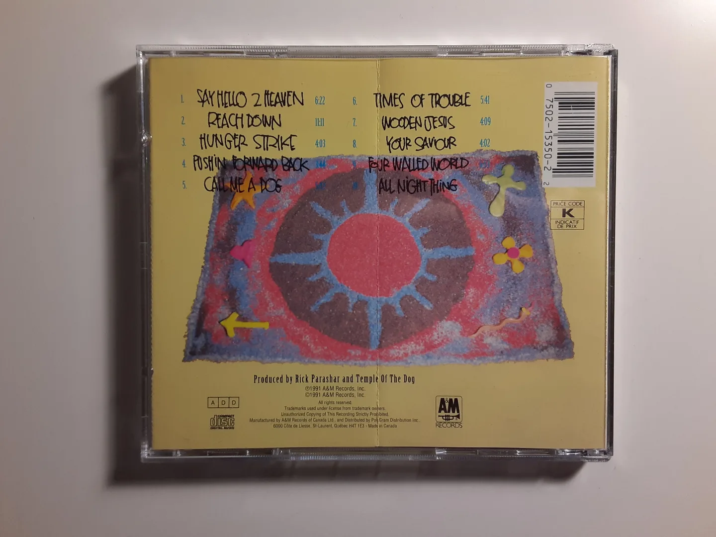 Temple of the Dog - Temple of the Dog | CD image indicator(3)