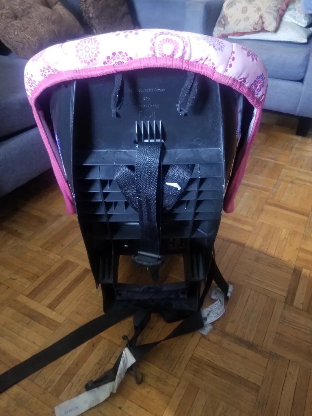 Cosco Scenera Next Convertible Car Seat - Pink Floral image indicator(3)