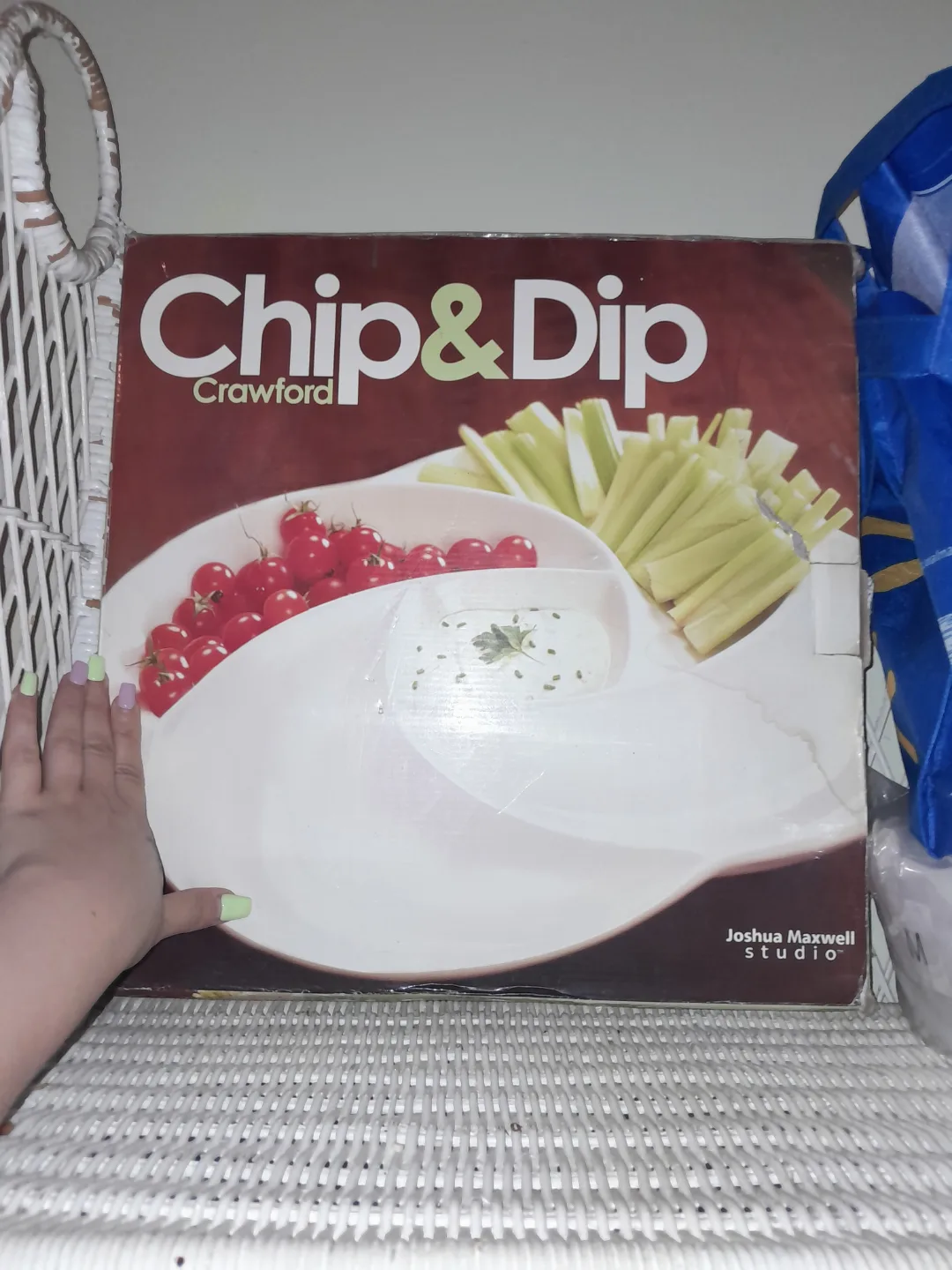 Crawford Chip & Dip Serving Platter thumbnail