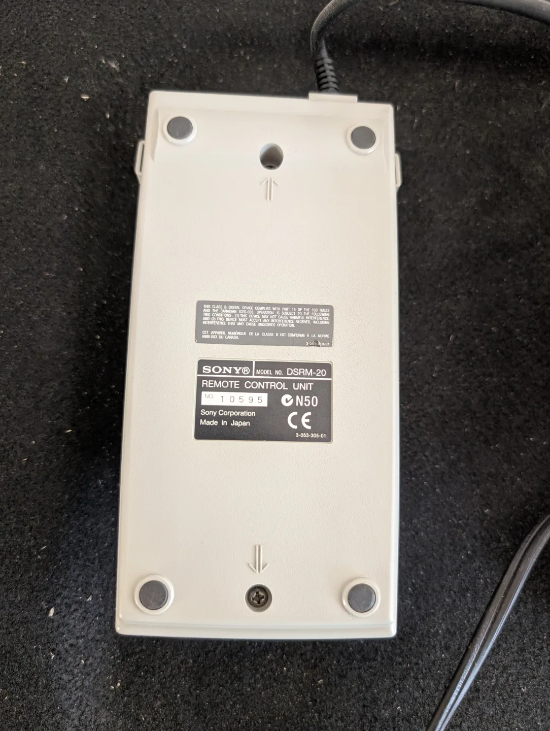 Sony DSMR-20 Remote Control Unit image indicator(2)