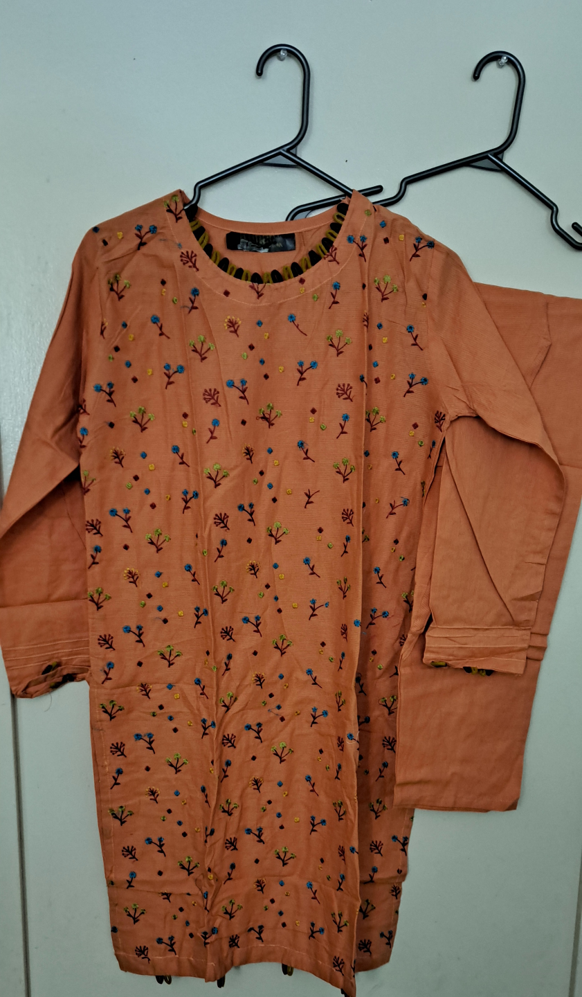 Kunter embroidered two-piece suit