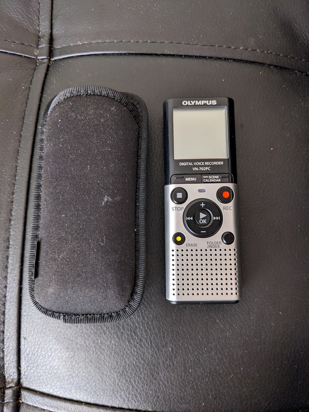 Olympus VN-702PC Digital Voice Recorder with Case - photo 2