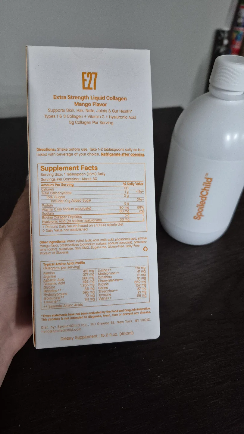 SpoiledChild E27 Extra Strength Liquid Collagen 🏒 image indicator(3)