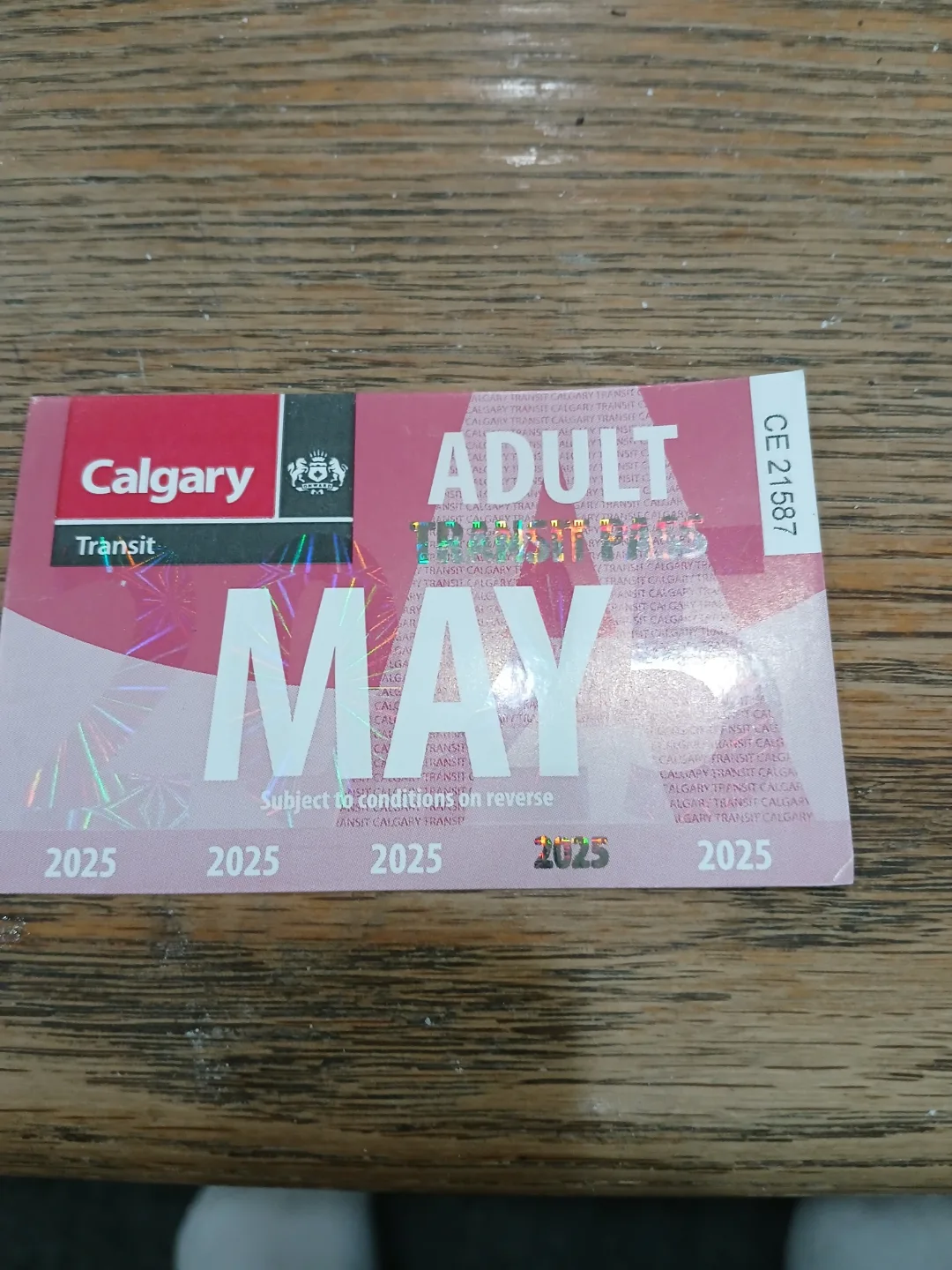 Calgary Transit May 2025 Adult Pass thumbnail