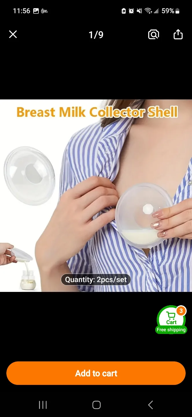 Breast Milk Collector Shells - 2 Pack image indicator(2)