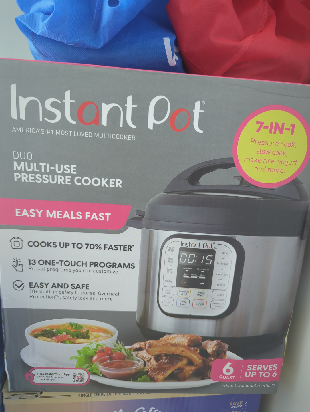 Instant Pot Duo 6-Quart Multi-Use Pressure Cooker
