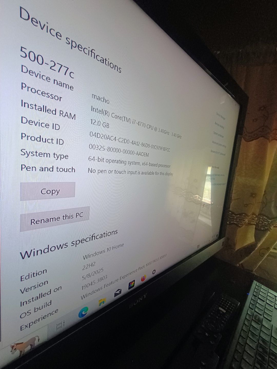 Hp Pavilion 500series i7 3.4ghz desktop computer - photo 5