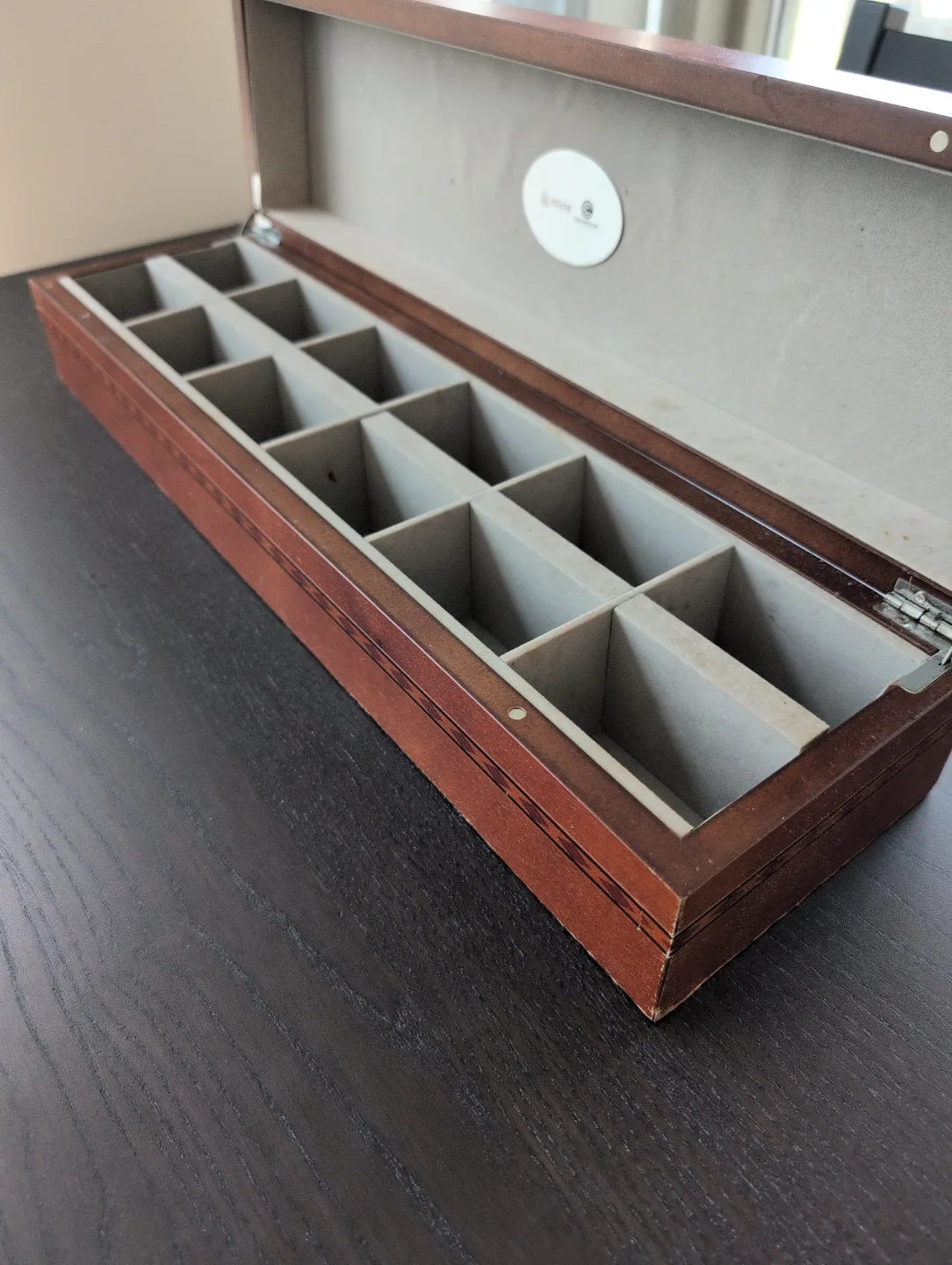 🧡 Wooden Grid Box - Tea / Watches / Small items image indicator(2)