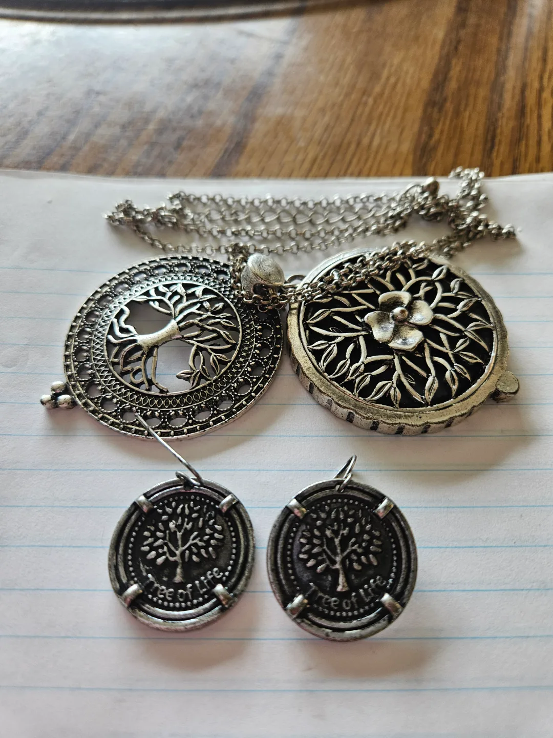 Tree of Life Necklace and Earrings Set thumbnail