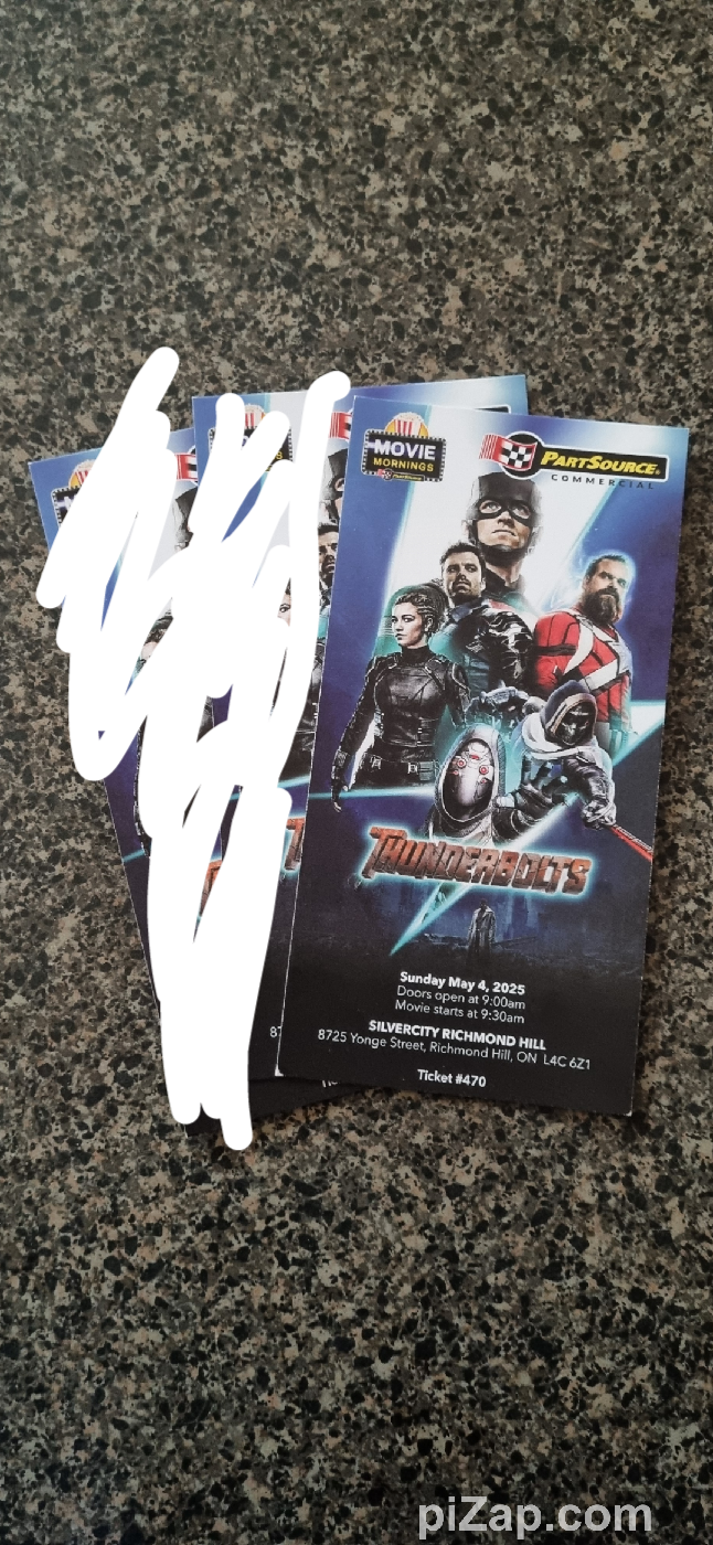 Marvel's Thunderbolts Movie Tickets - May 4, 2025