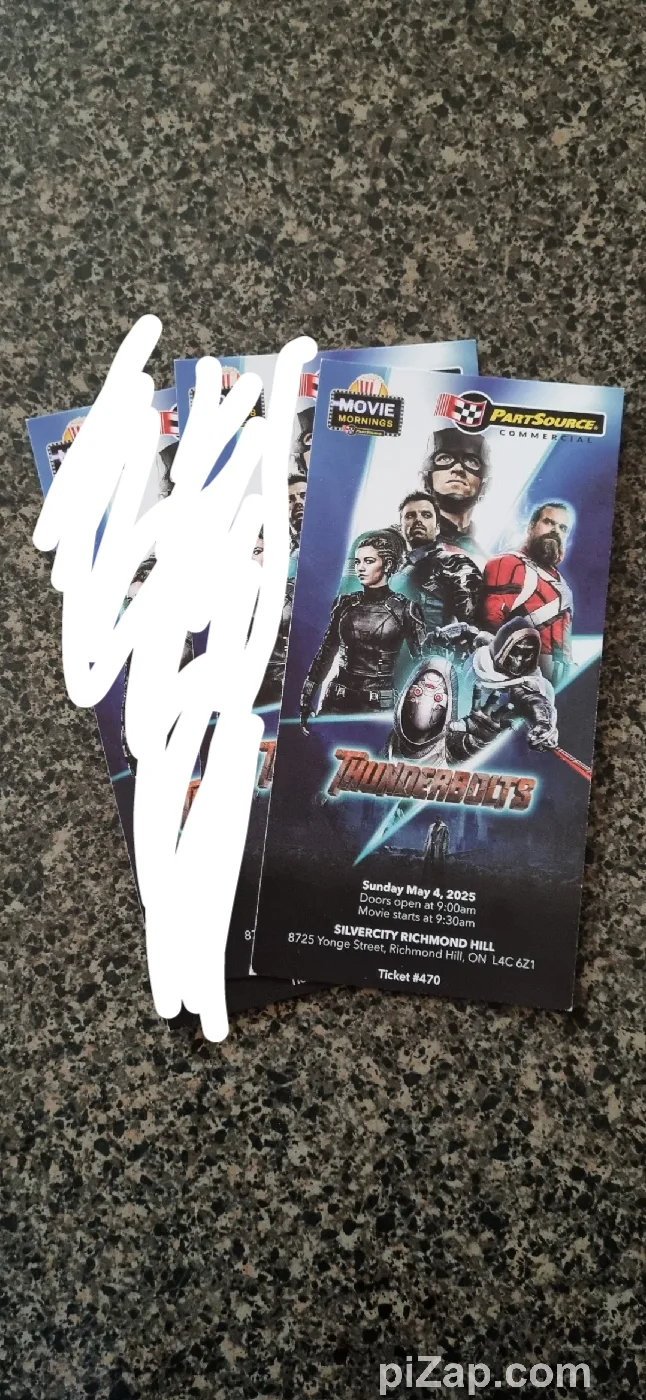 Marvel's Thunderbolts Movie Tickets - May 4, 2025 thumbnail