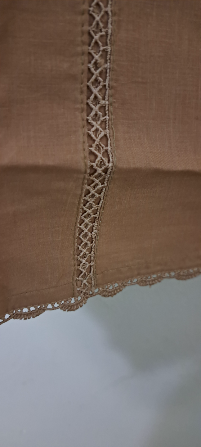 Brown embroidered 2-piece suit - photo 3
