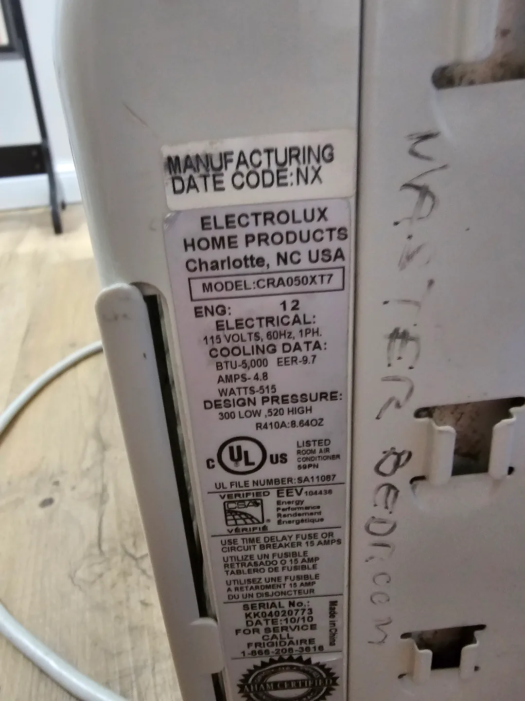 Frigidaire Window Air Conditioner image indicator(3)