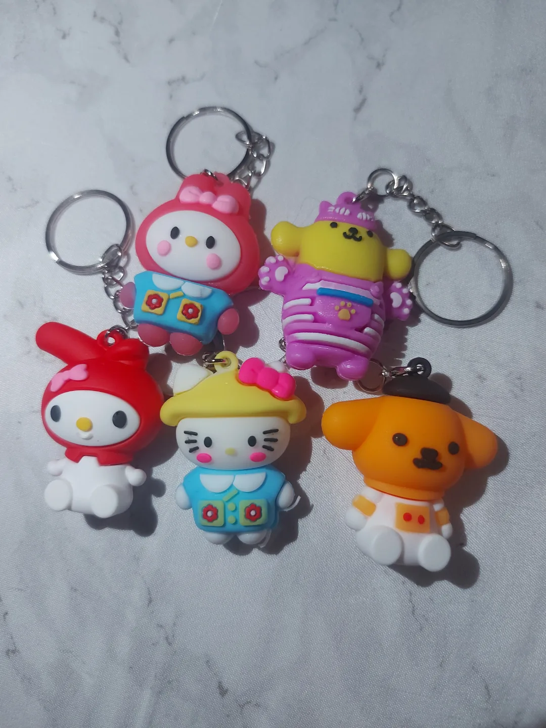 5 pcs. Sanrio Characters Keychains thumbnail