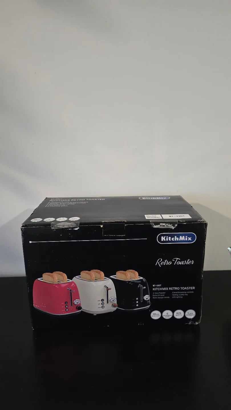 KitchMix Retro Toaster - White image indicator(3)