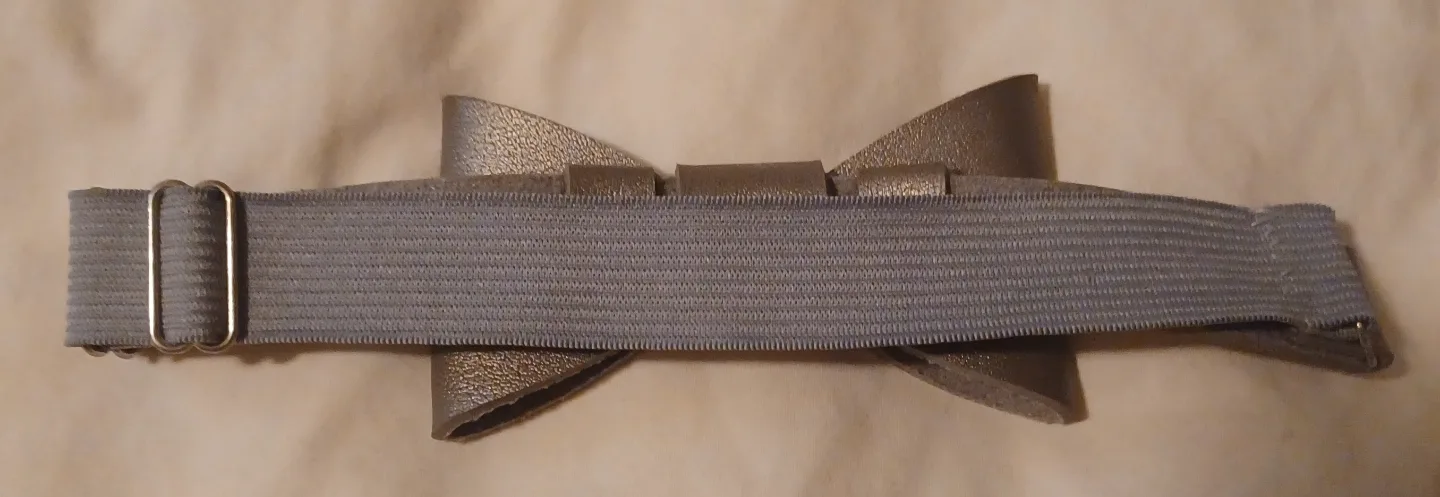 Five Faux Leather Bow Garters image indicator(4)