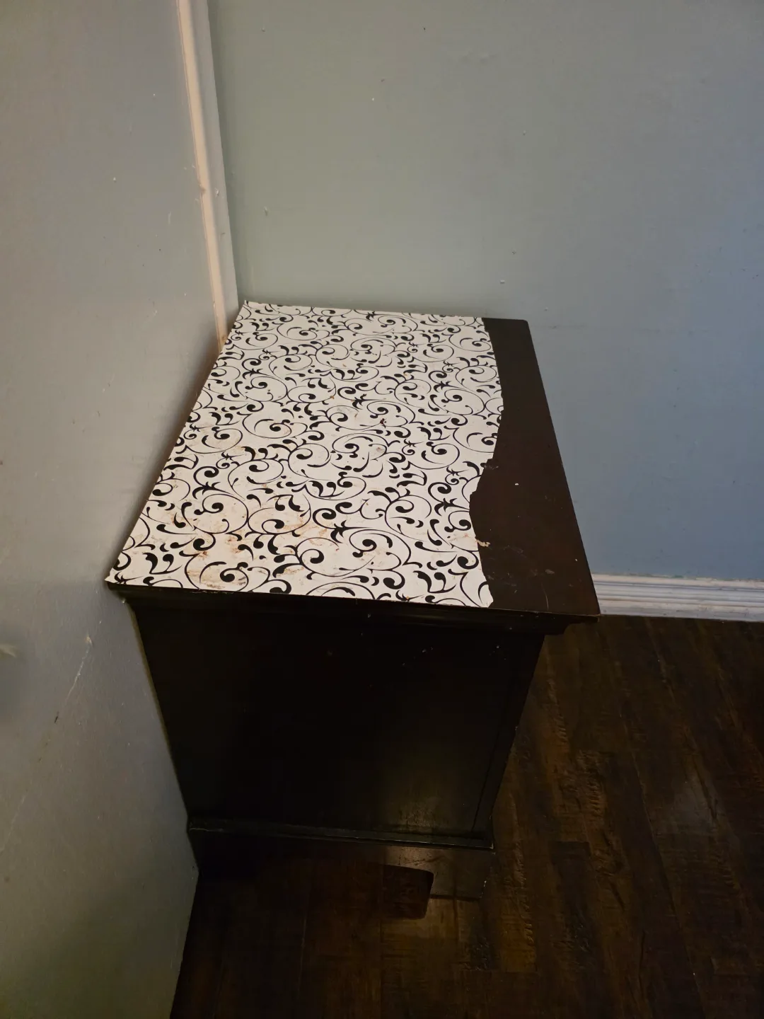 Vintage Two-Drawer Nightstand image indicator(2)