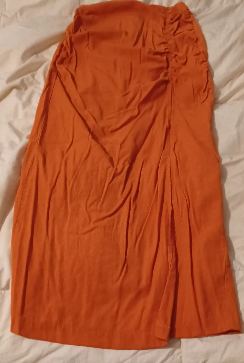 Burnt Orange Two-Piece Set: Crop Top & Maxi Skirt image indicator(6)