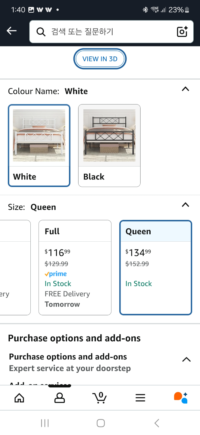 Yaheetech Queen Metal Platform Bed Frame - photo 2