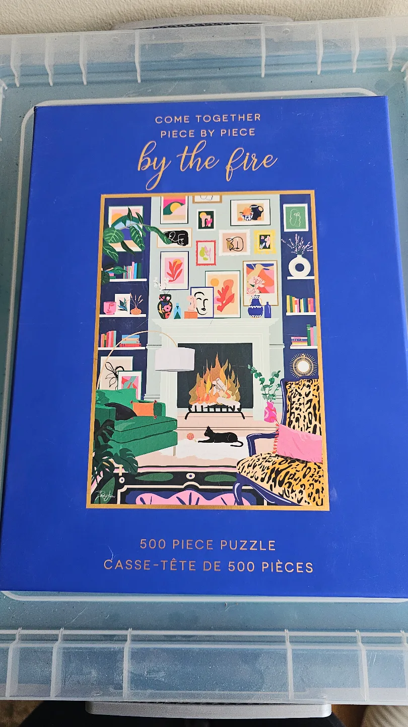 500 Piece Puzzle - By the Fire thumbnail