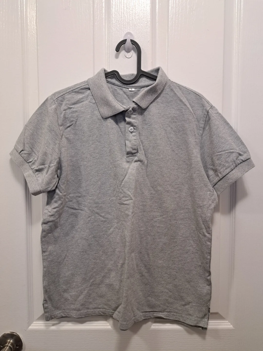 Grey women's Polo Shirt - Size M-L thumbnail