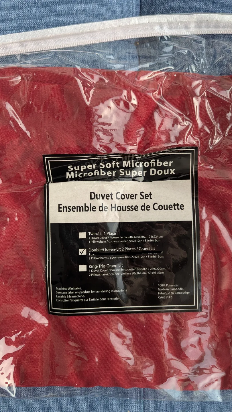 Red pillowcase - New - Set of 2 🧡 image indicator(2)