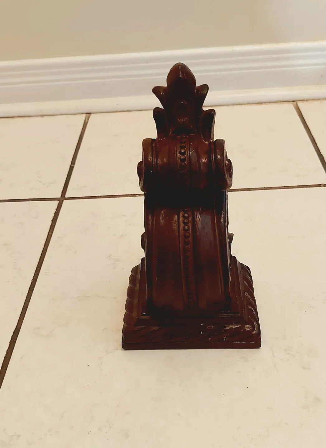 2 Elegant Wooden Curtain Rod Holders image indicator(4)