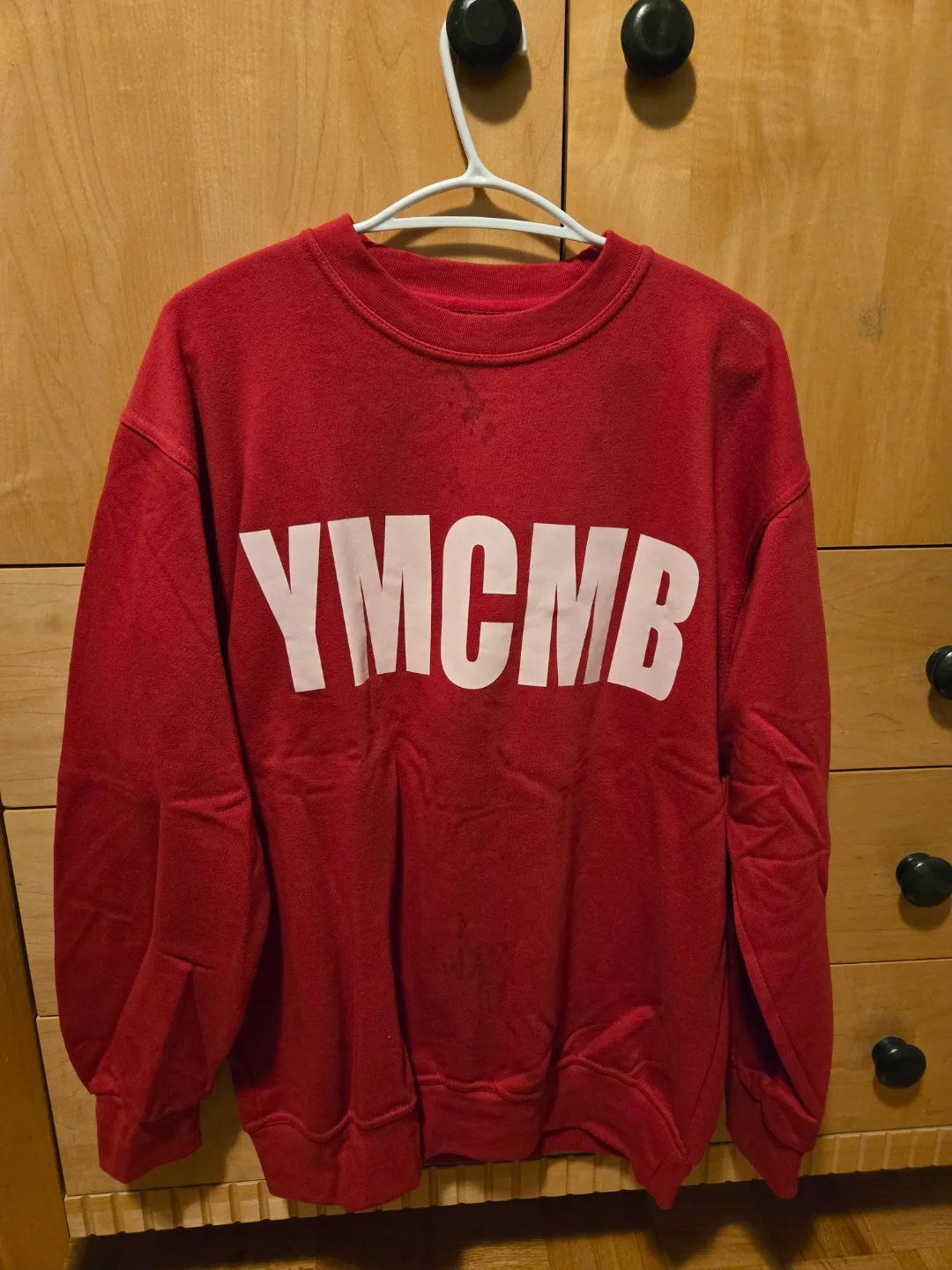 Young Money YMCMB Crew Red Sweatshirt thumbnail