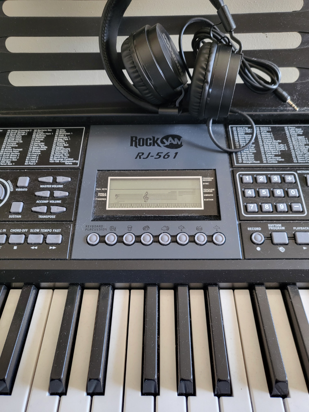 RockJam RJ-561 61-Key Electronic Keyboard