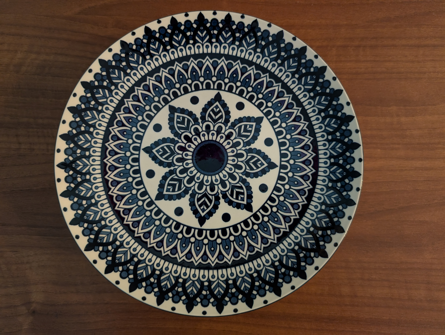 Set of Four Mandala Design Plates
