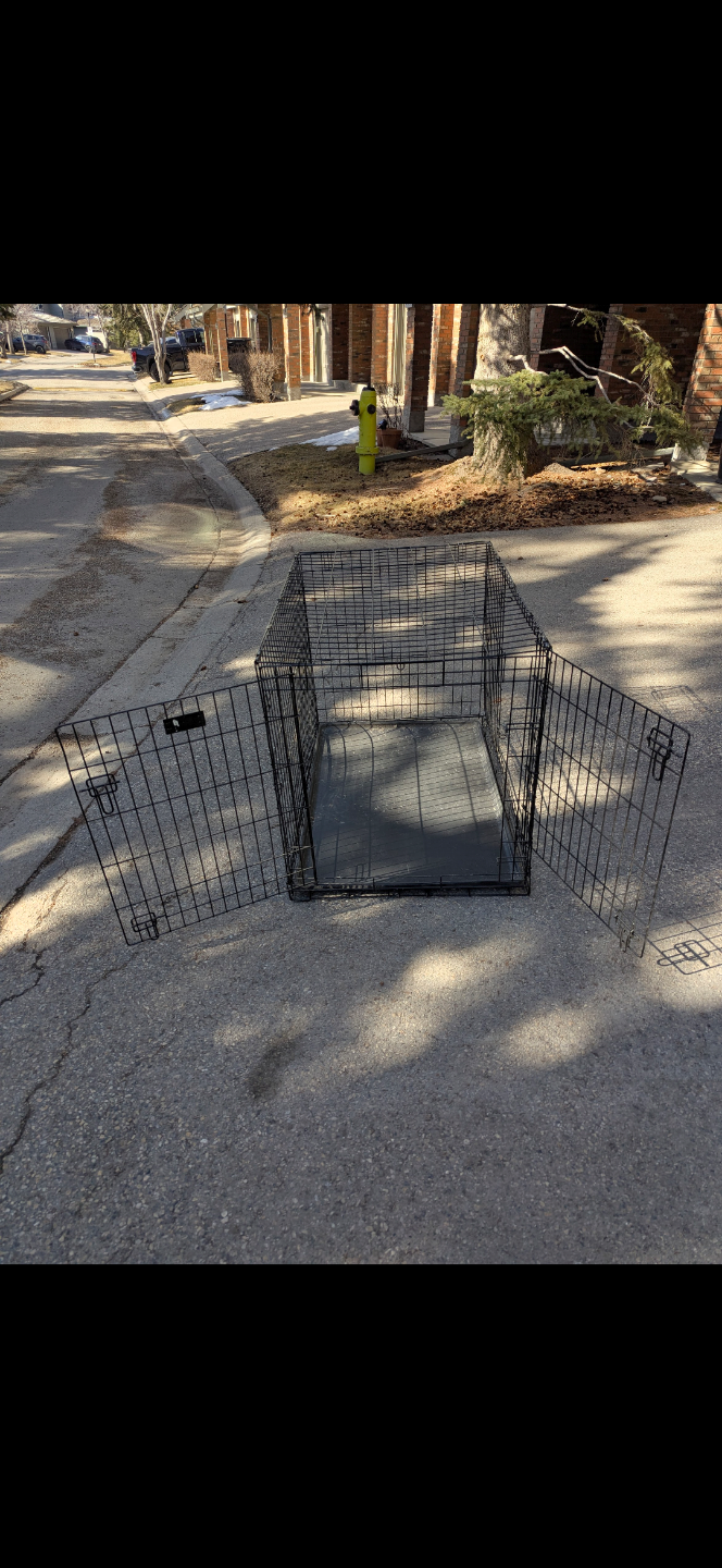 Black Wire Dog Crate - photo 2