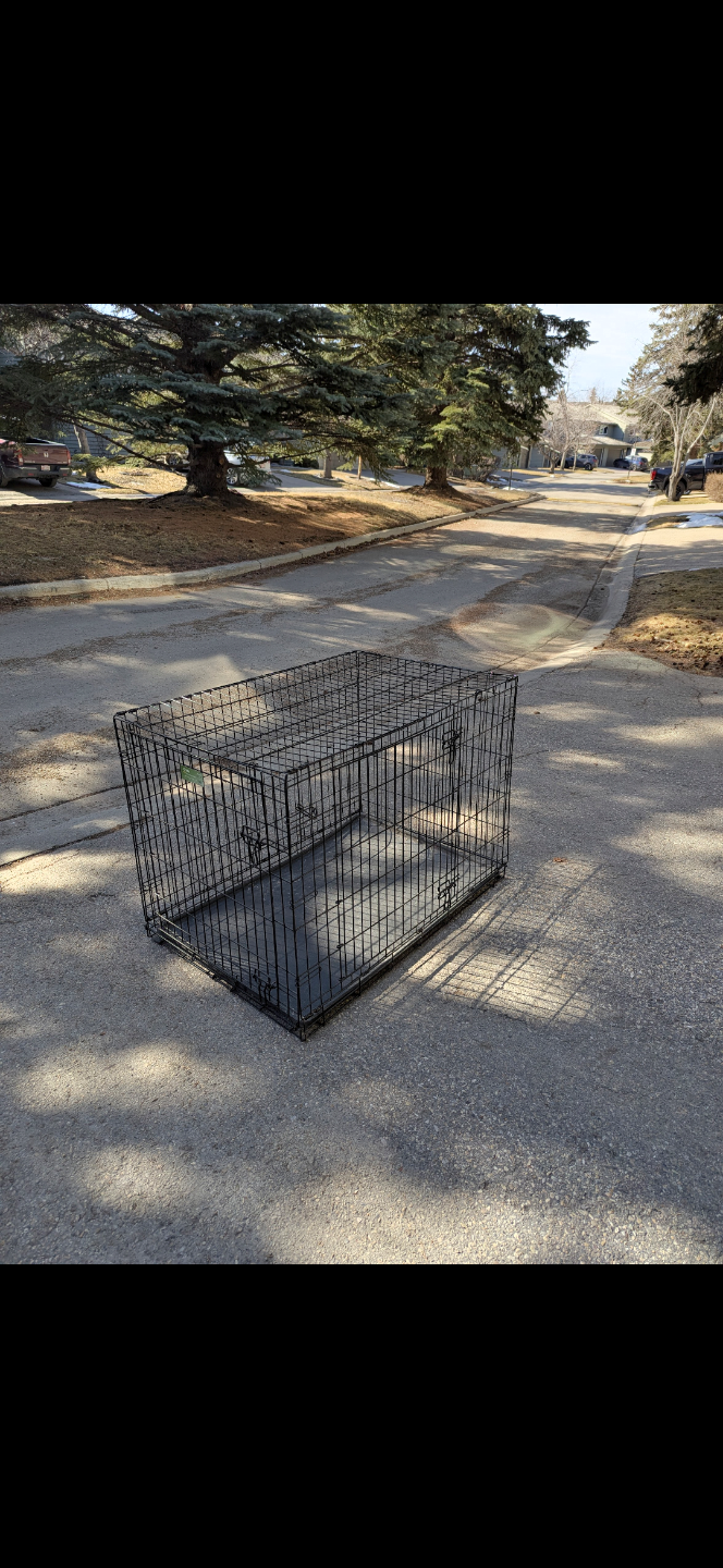 Black Wire Dog Crate - photo 4