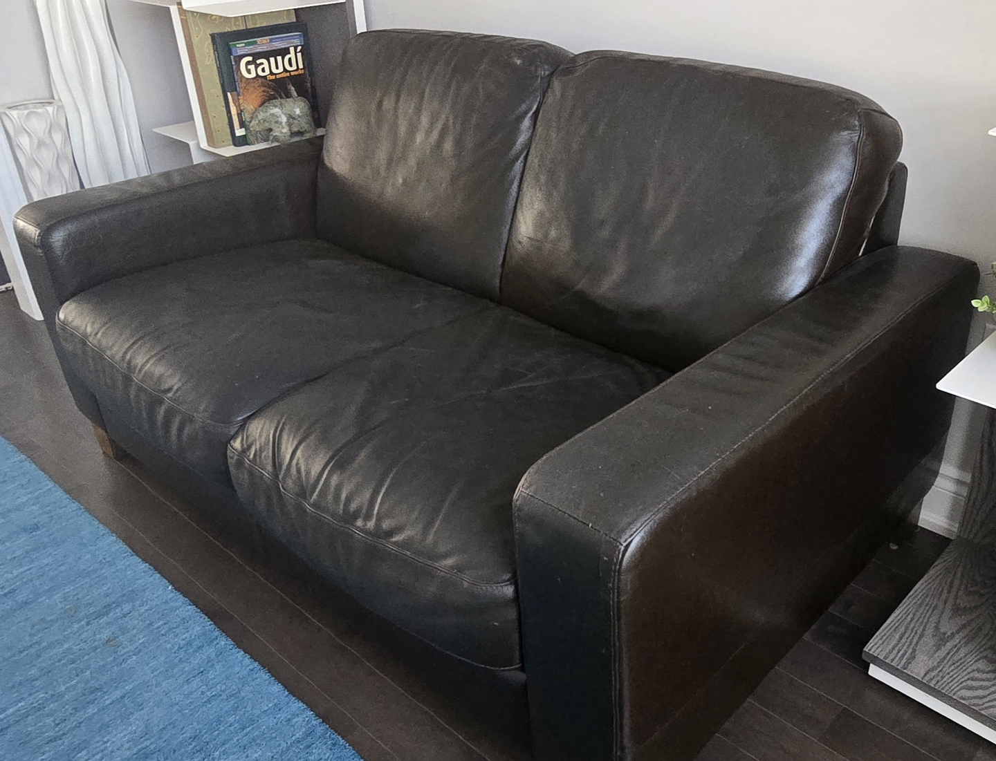 Natuzzi Leather Loveseat